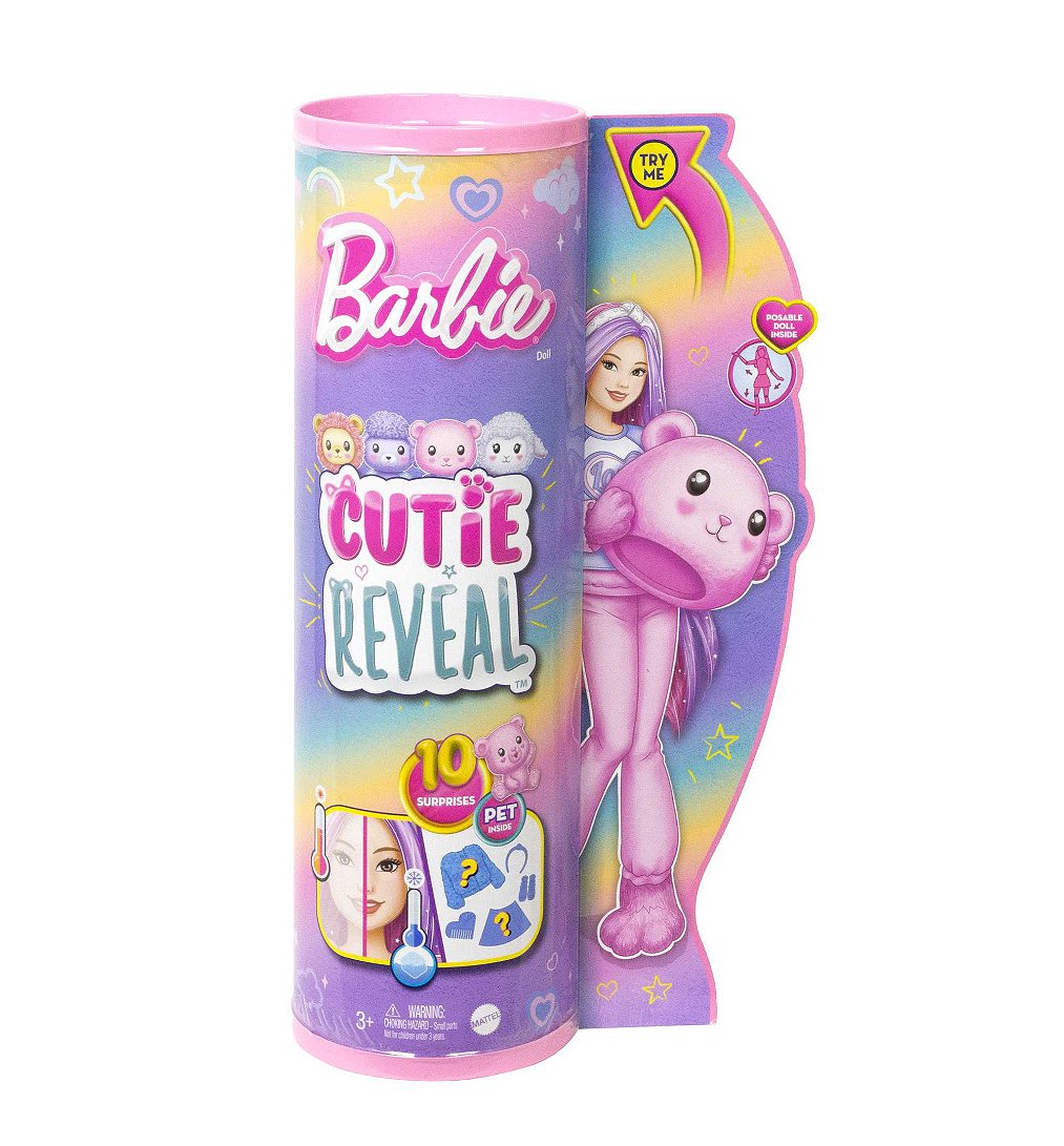 Barbie Cutie Reveal Ourson - Barbie