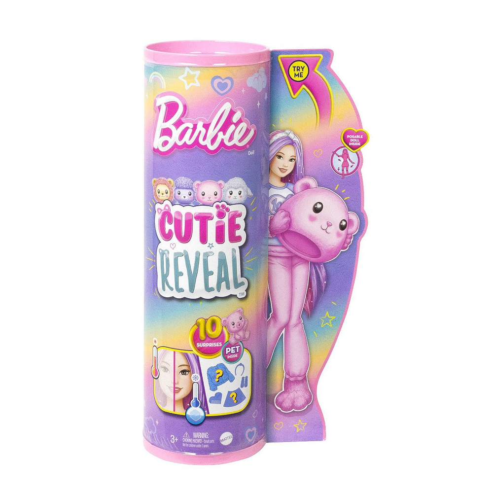 Barbie Cutie Reveal Ourson - Barbie