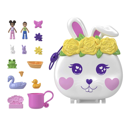 Polly Pocket Shani et le lapin jardin
