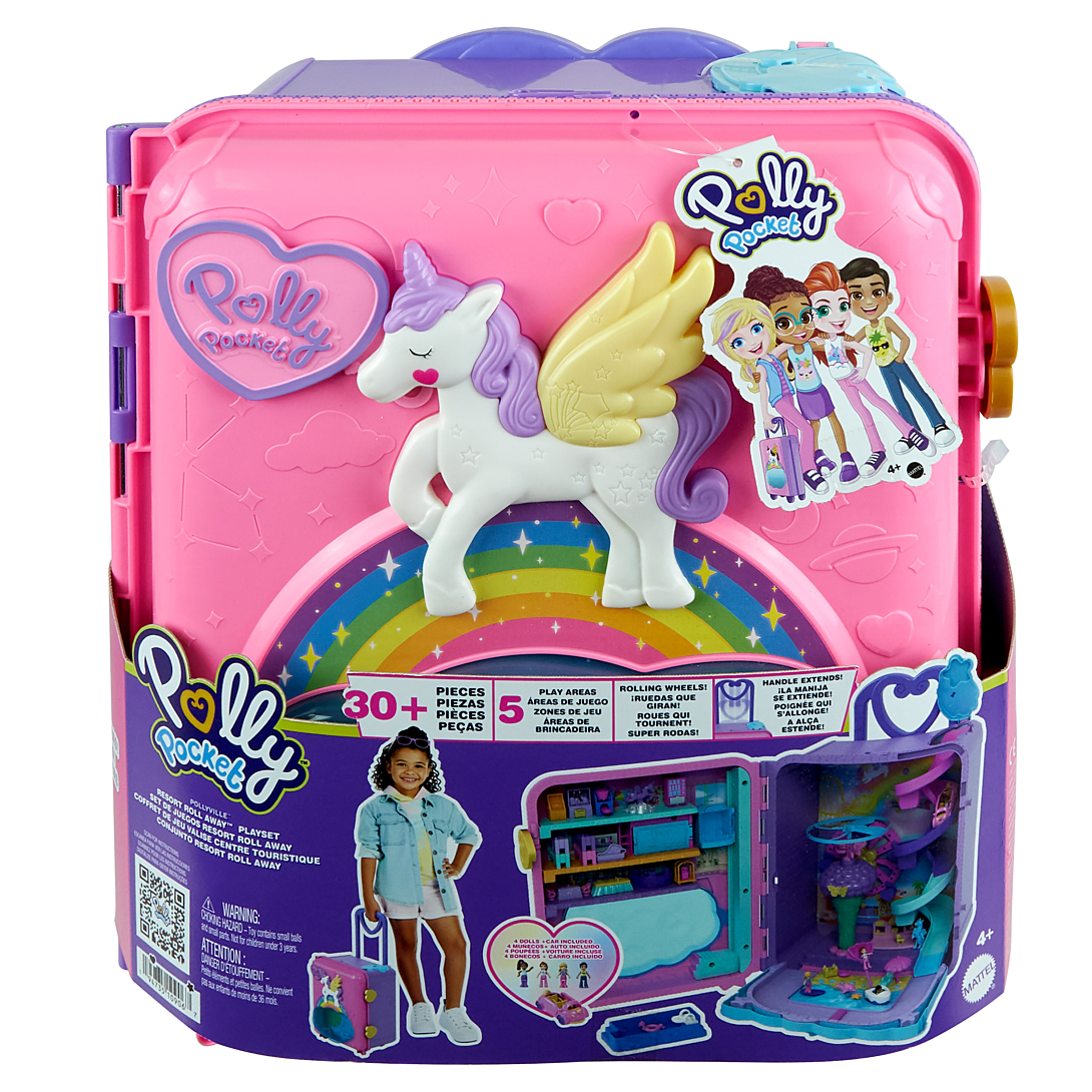 polly pocket®-coffret valise polly pocket® pollyville®