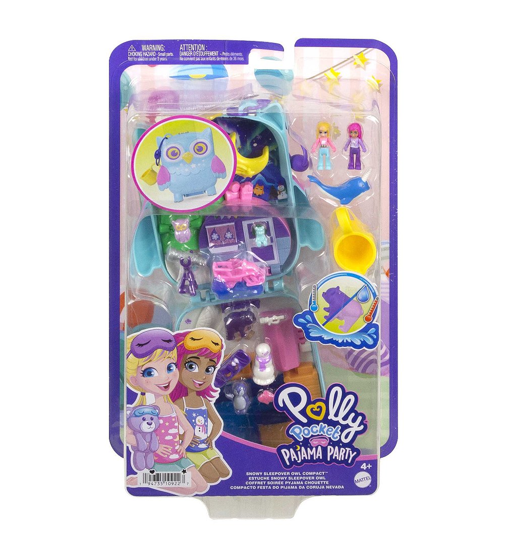 Coffret Hibou Soiree Pyjama - Polly Pocket