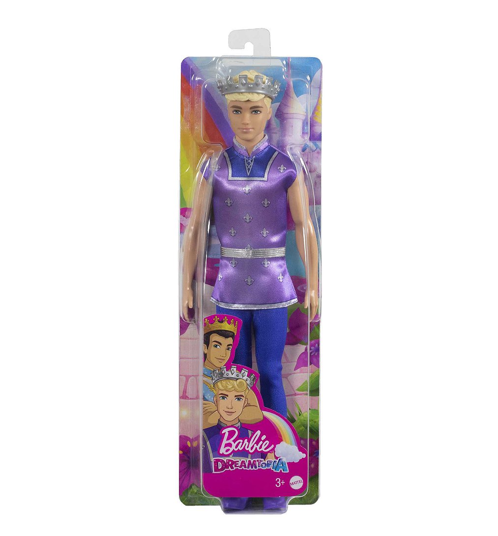 Barbie - Ken Prince blond avec couronne dorée