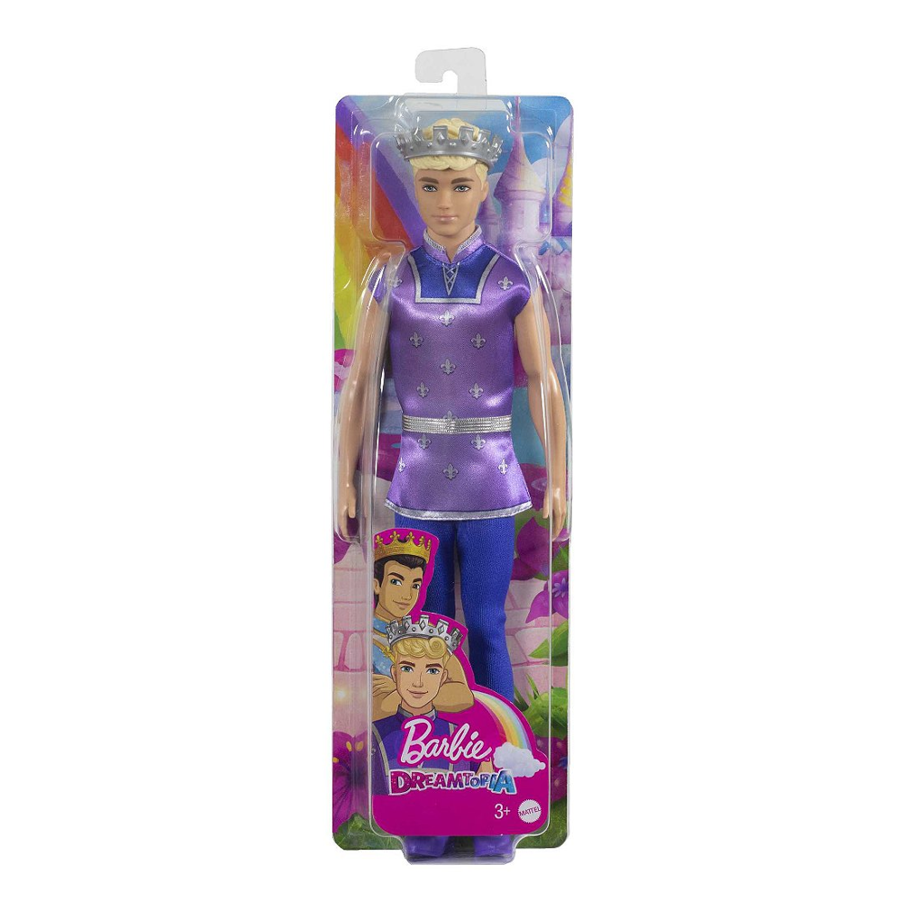 Barbie - Ken Prince blond avec couronne dorée