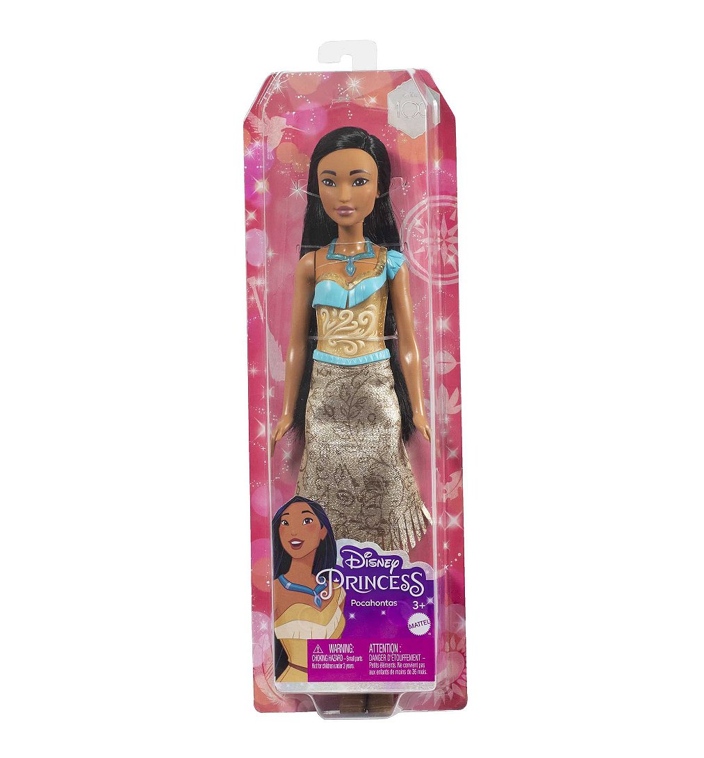 Disney Princess - Poupée Pocahontas avec vêtements et accessoires - Figurine - 3 ans et +