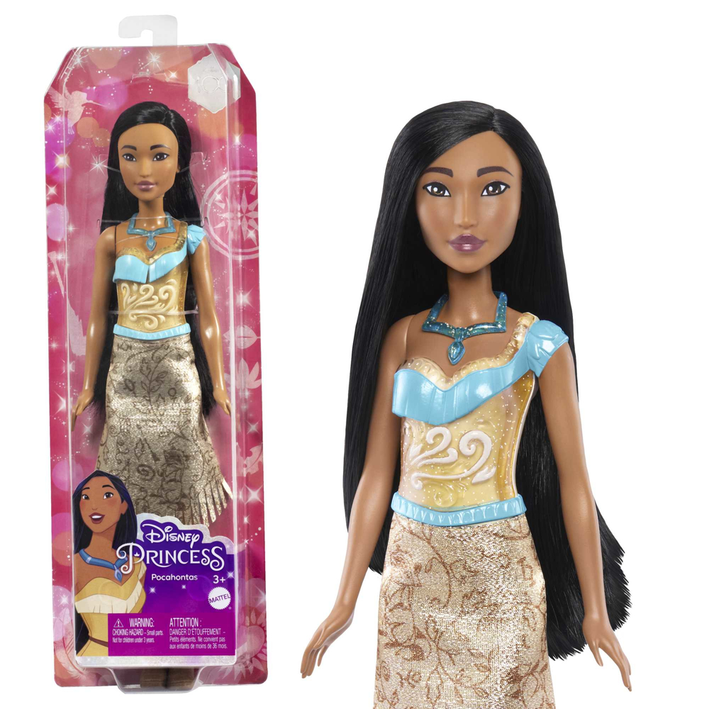 Disney Princess - Poupée Pocahontas avec vêtements et accessoires - Figurine - 3 ans et +