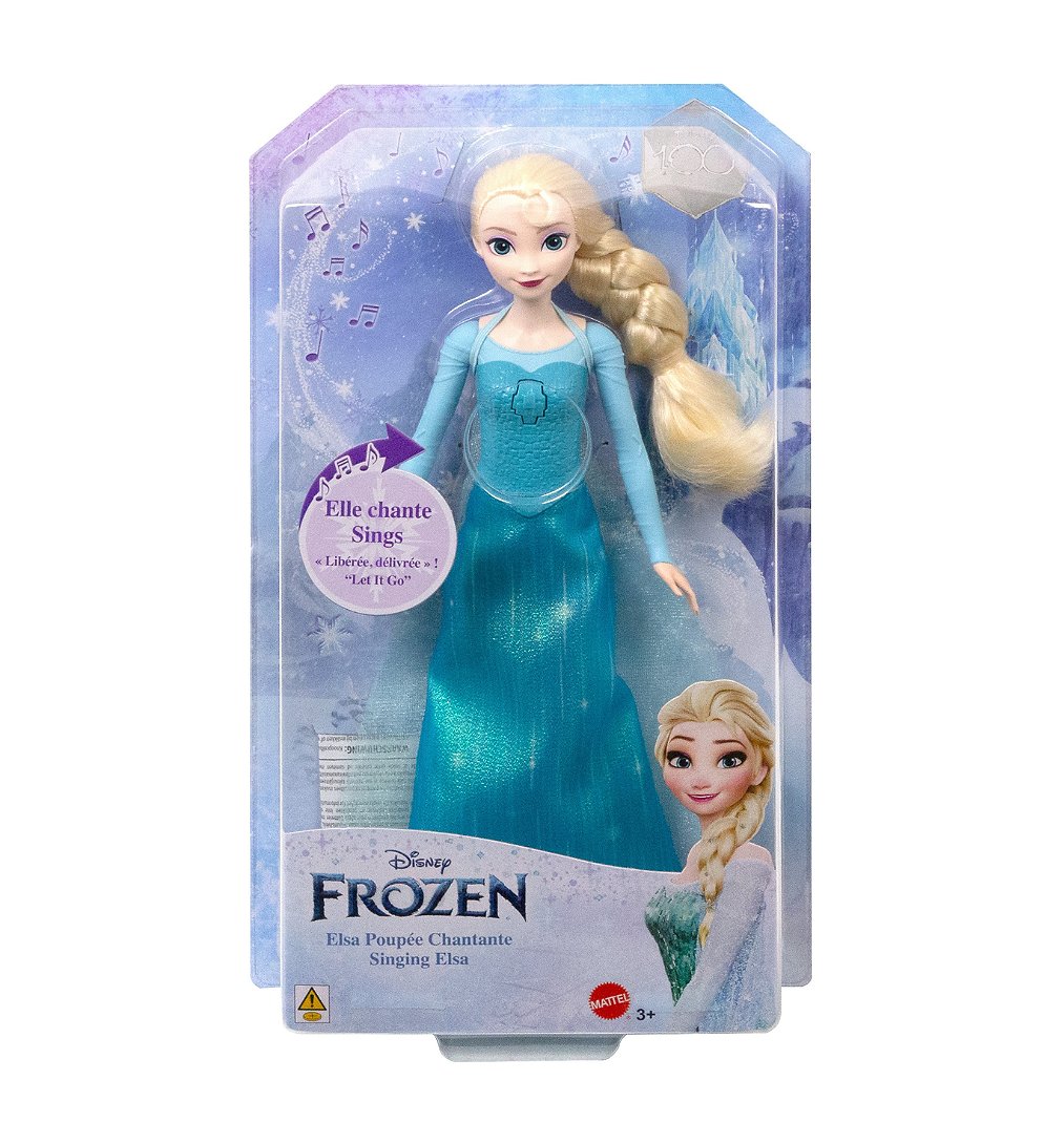 Disney Frozen - La Reine des Neiges - Elsa Poupée Chantante - Figurine - 3 ans et +