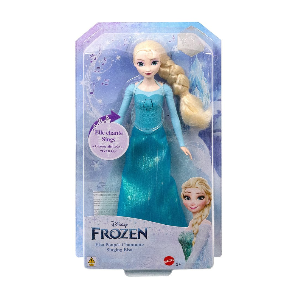 Disney Frozen - La Reine des Neiges - Elsa Poupée Chantante - Figurine - 3 ans et +