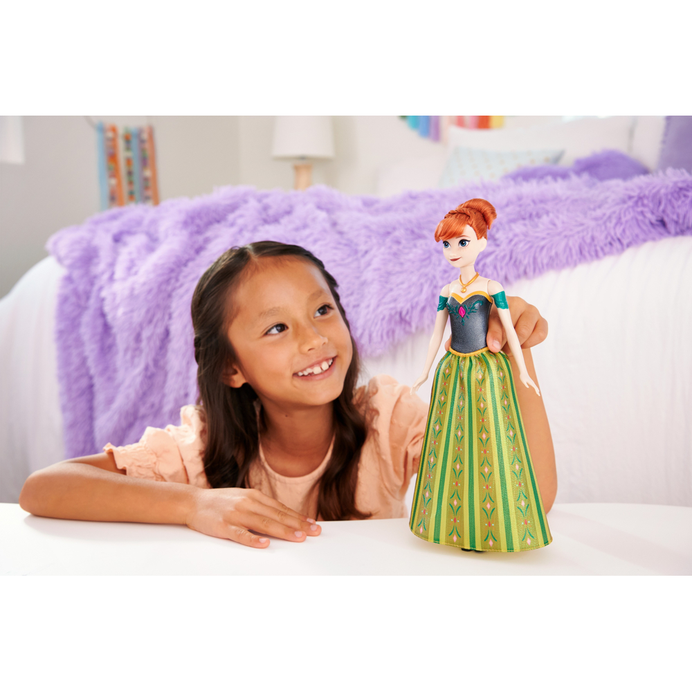 Disney Frozen - La Reine des Neiges - Anna Poupée Chantante - Figurine - 3 ans et +