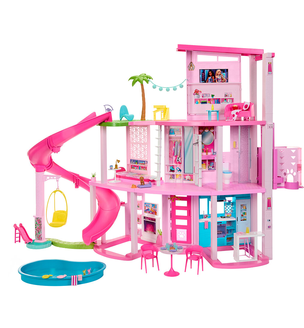 Barbie - Coffret Barbie Maison de Rêve - Poupée Mannequin - 3 ans et +