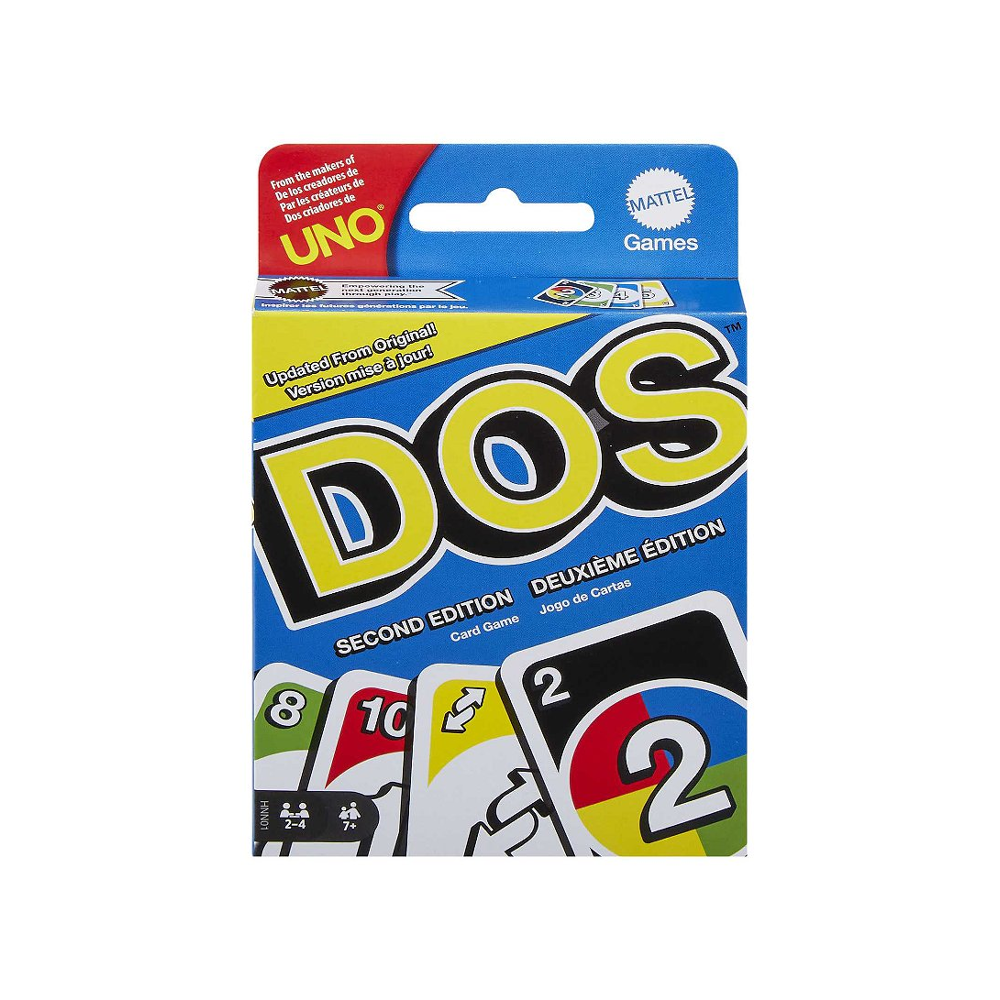 Mattel Games - DOS - Seconde Édition - Jeu de Cartes Famille - 7 ans et +