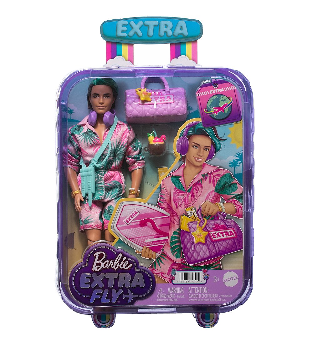 Ken Extra Plage - Barbie - Poupée Mannequin - 3 ans et +