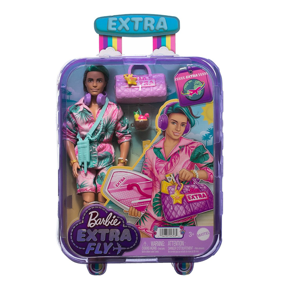 Ken Extra Plage - Barbie - Poupée Mannequin - 3 ans et +
