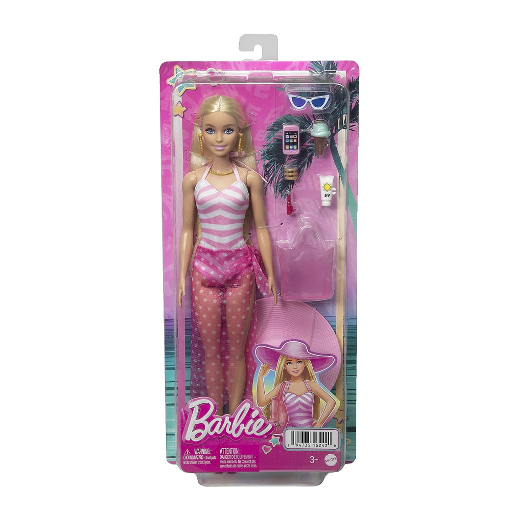 Poupée Barbie à la plage - Mattel