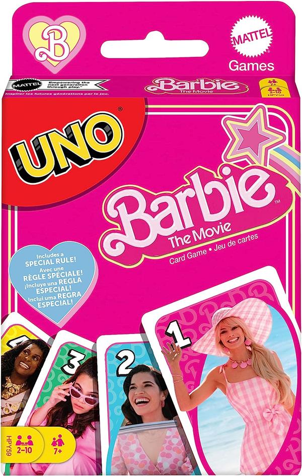 Jeu de société Uno - Barbie Le Film