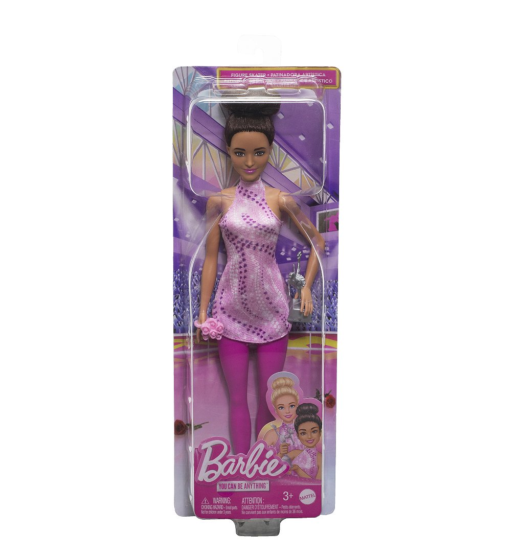 Poupée Barbie Patineuse Artistique Mattel Le Coffret