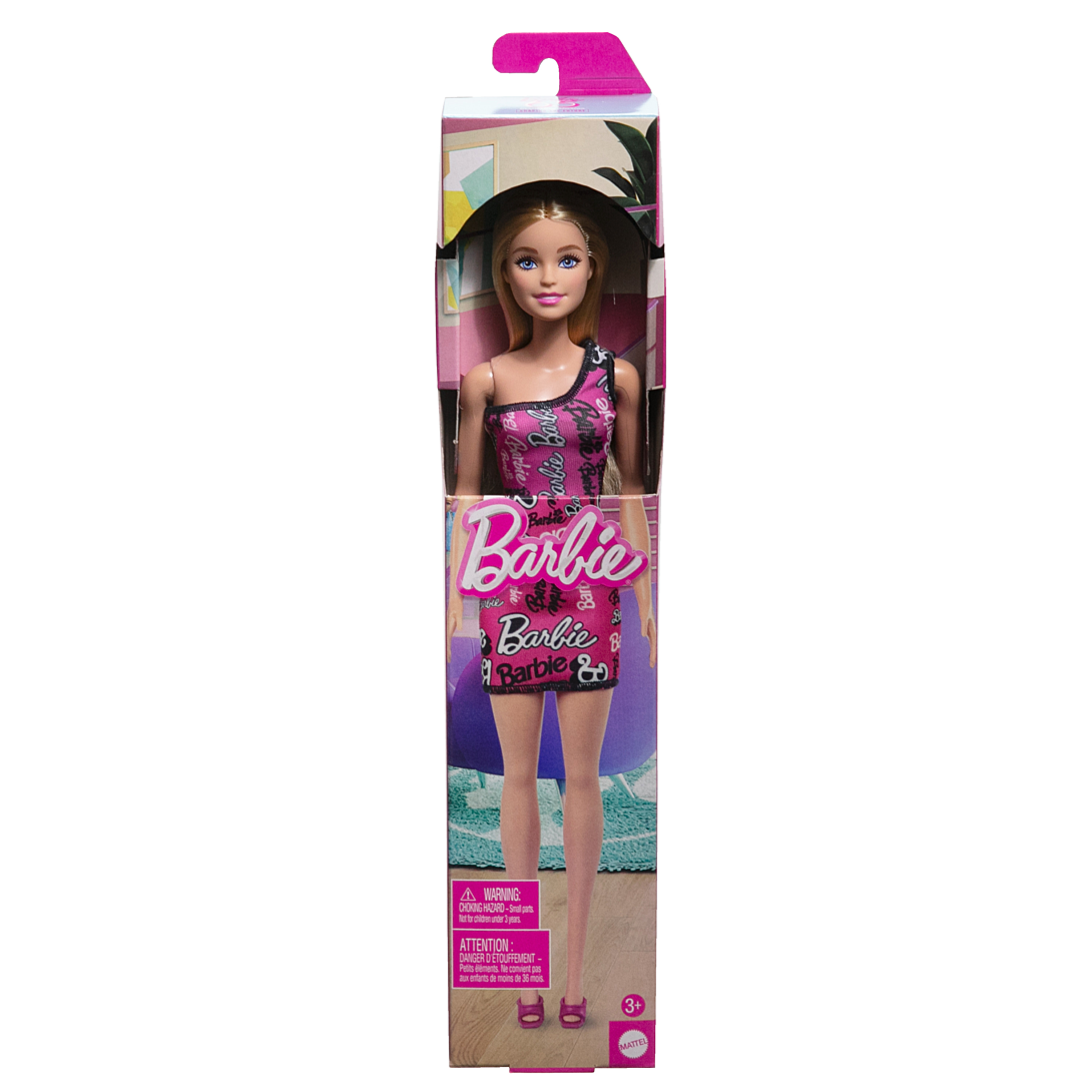 barbie®-poupée barbie-poupée blonde avec tenue et chaussures amovibles