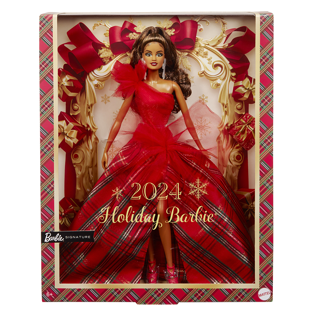 Barbie Signature Poupée Barbie Joyeux Noel Chatain Hrm63 - vue 2
