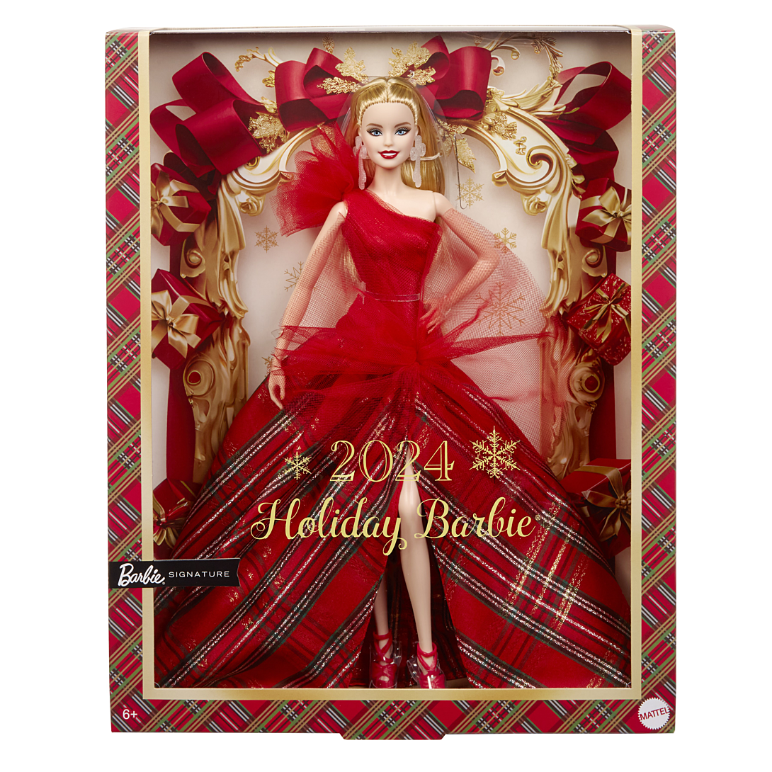Poupée Barbie Holiday 2024 Blonde Mattel La Boite - vue 3