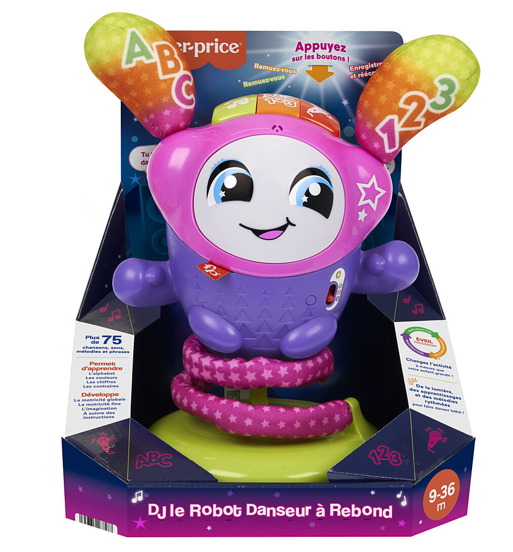 Dj Danseur A Rebond Rose - Fisher-Price