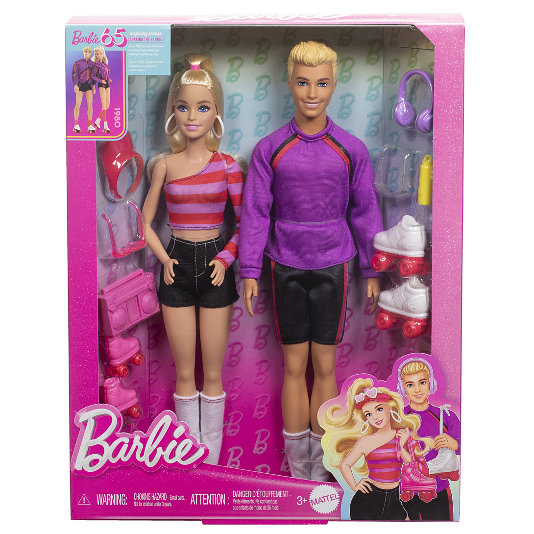Poupée Barbie HXK90 – 65e Anniversaire avec 2 Poupées et 6 Accessoires - vue 9