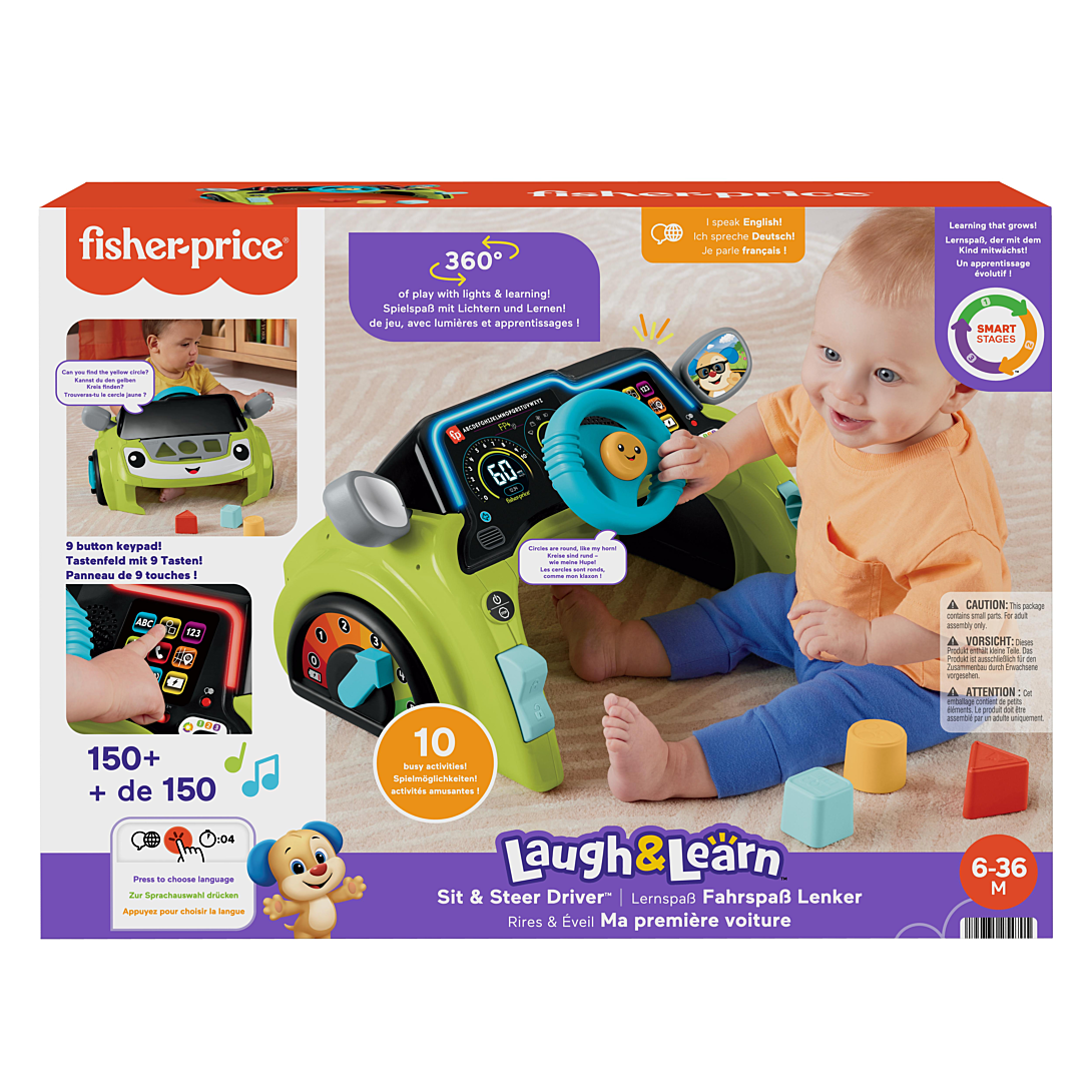 fisher-price-rires et éveil-centre d’activités ma première voiture