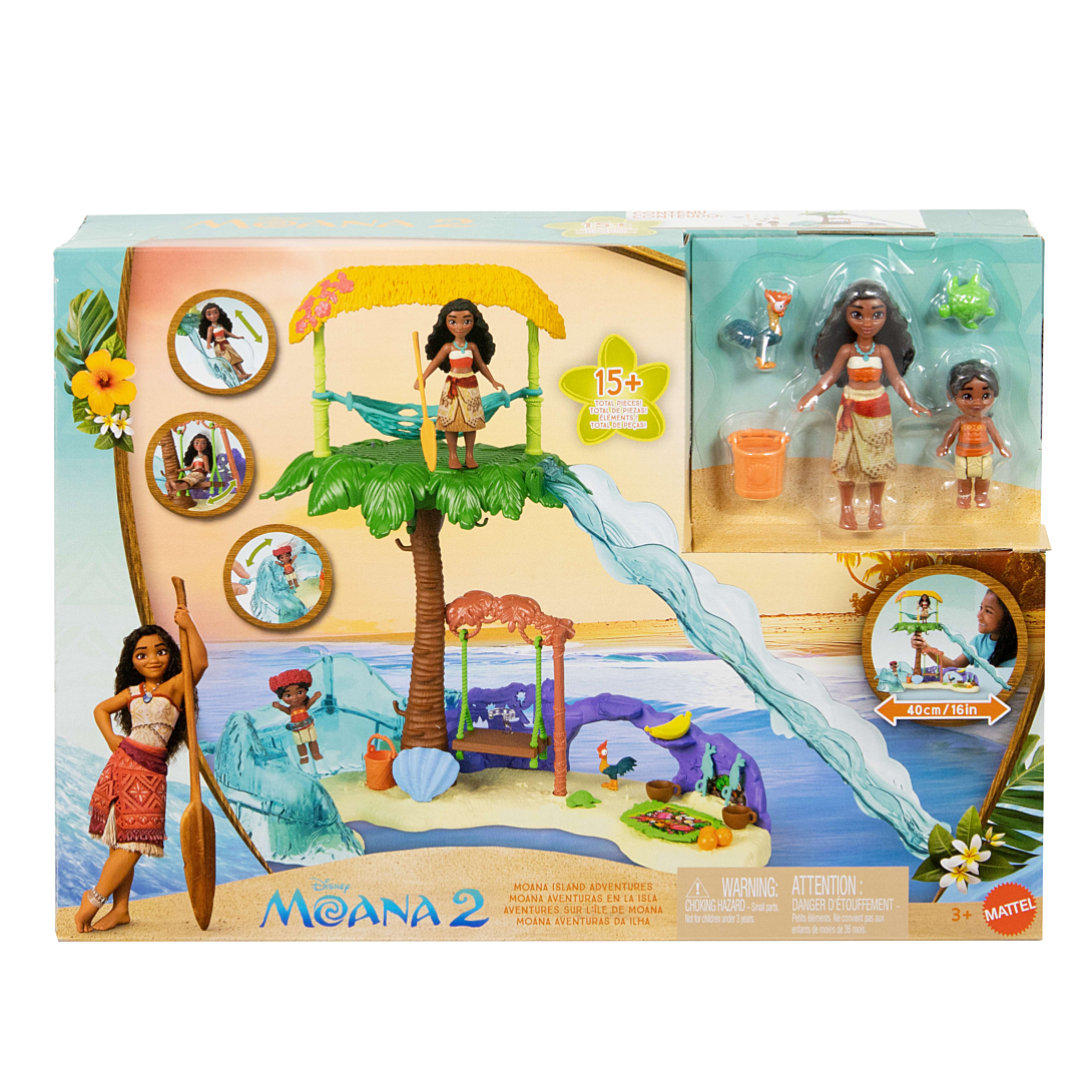 Disney Princess C Vaiana Aventures Insulaires 2 mini figurines 10 accessoires Multicolore - vue 2