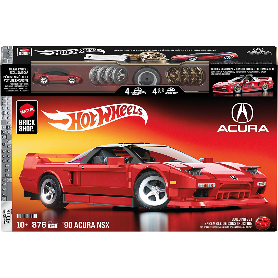 hot wheels-coffret de construction nsx acura des années 90