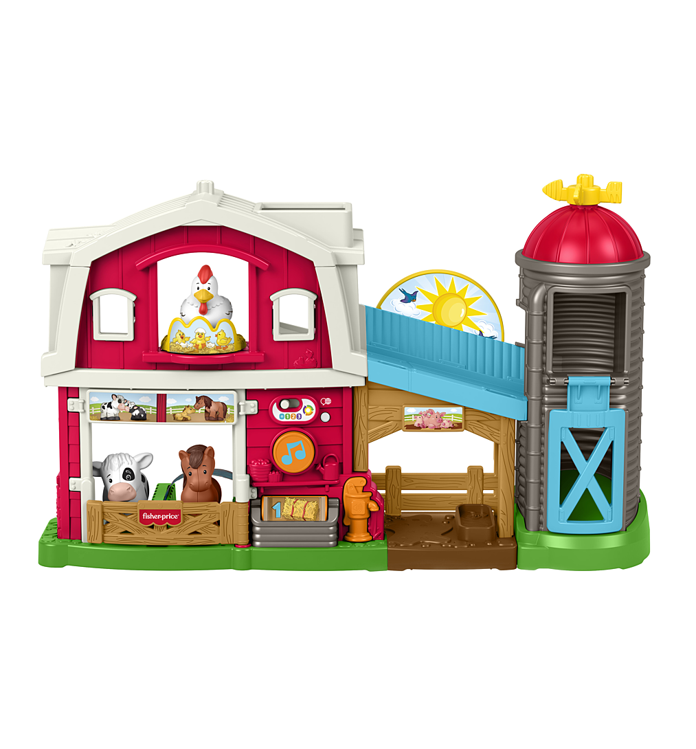 Fisher Price Coffret Little People Les Animaux de la Ferme avec Lumières et musiques en Anglais et en français Jouet d'Éveil Progressif De 1 à GXF15 - vue 8