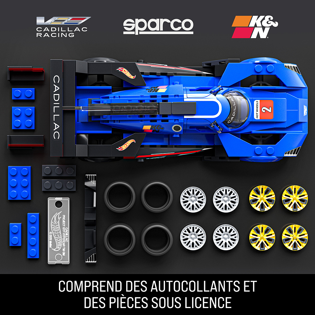 hw coffret de construction cadillac project gtp hypercar - vue 1