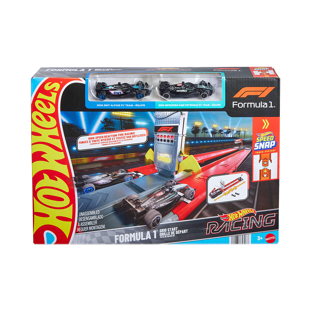 Piste F1 Hot Wheels JKM88 – Set Grid Start avec 2 Voitures Incluses - vue 2