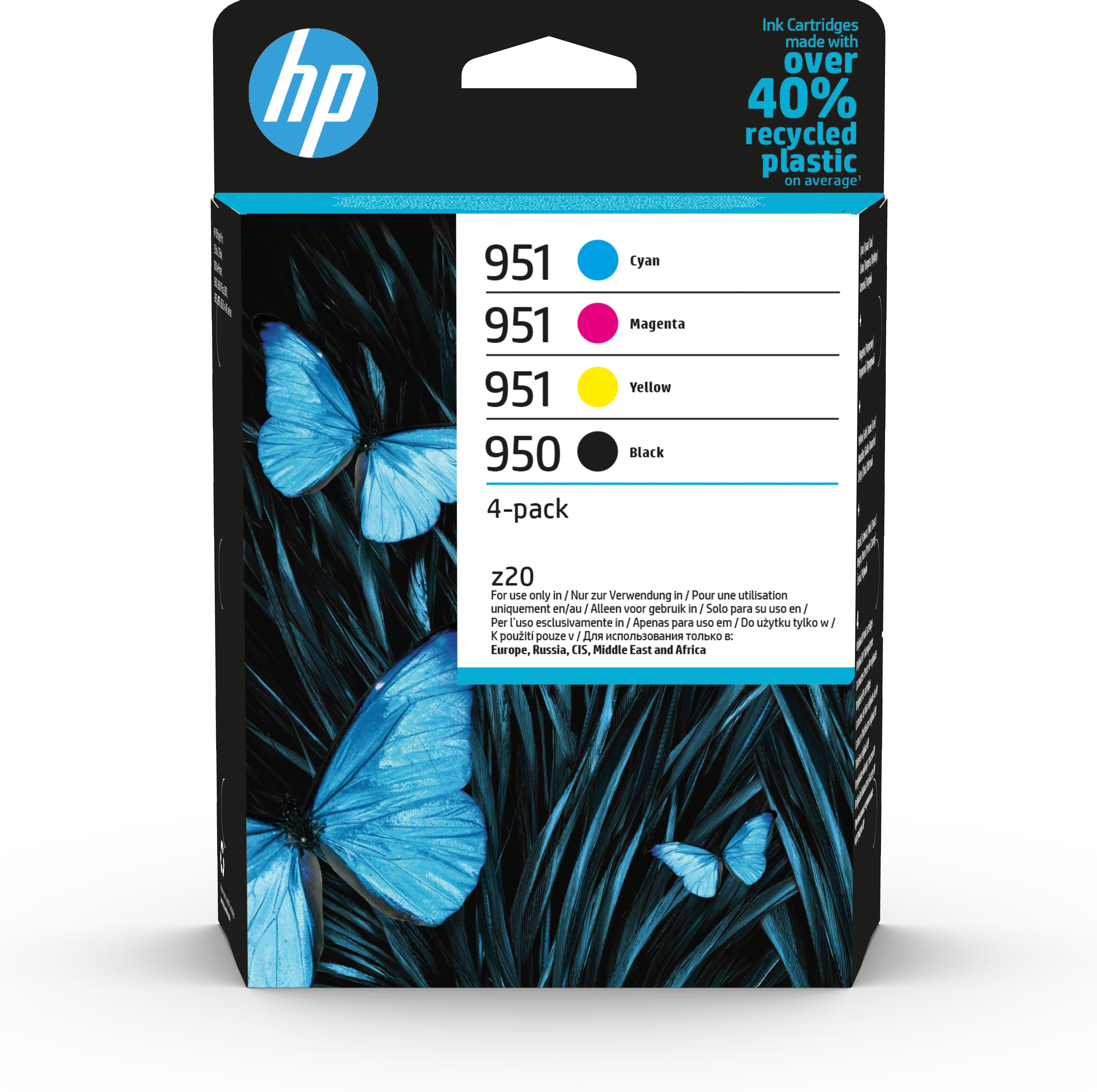Pack De 4 Cartouches D'encre Hp 950 hp 951 + Cyan + + Jaune Authentiques Hp - vue 10