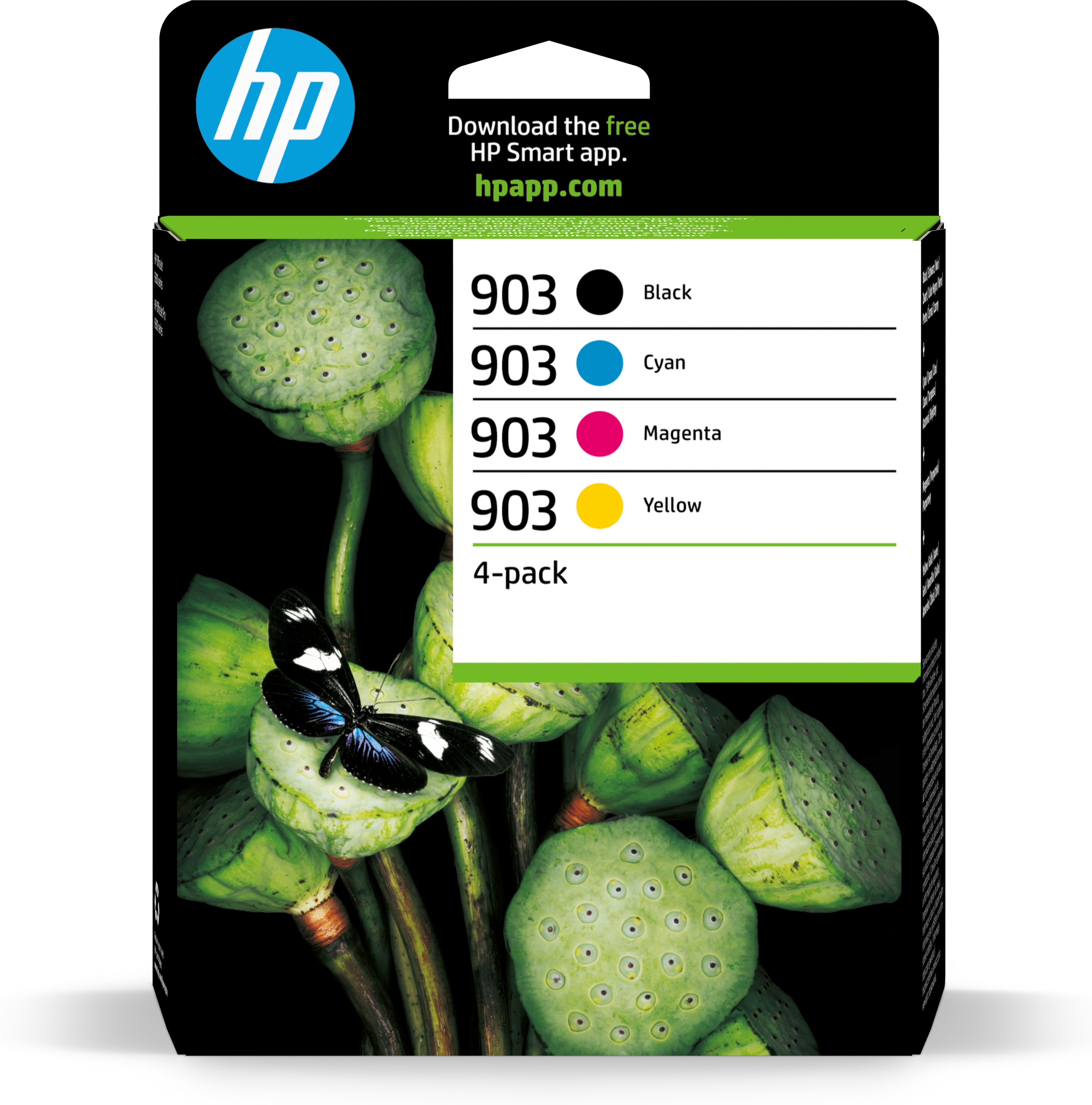 HP 903 - pack de 4 - noir, jaune, cyan, magenta- original - cartouche d'encre