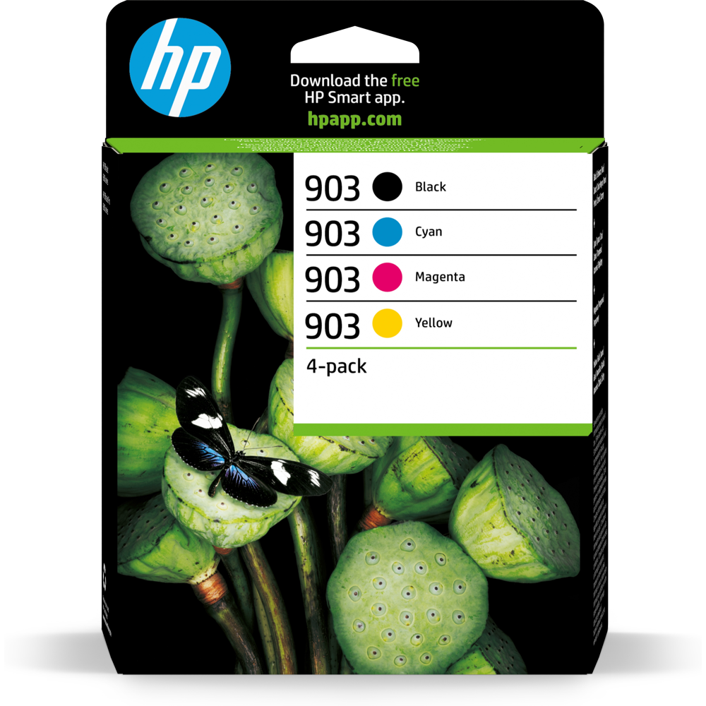HP 903 - pack de 4 - noir, jaune, cyan, magenta- original - cartouche d'encre