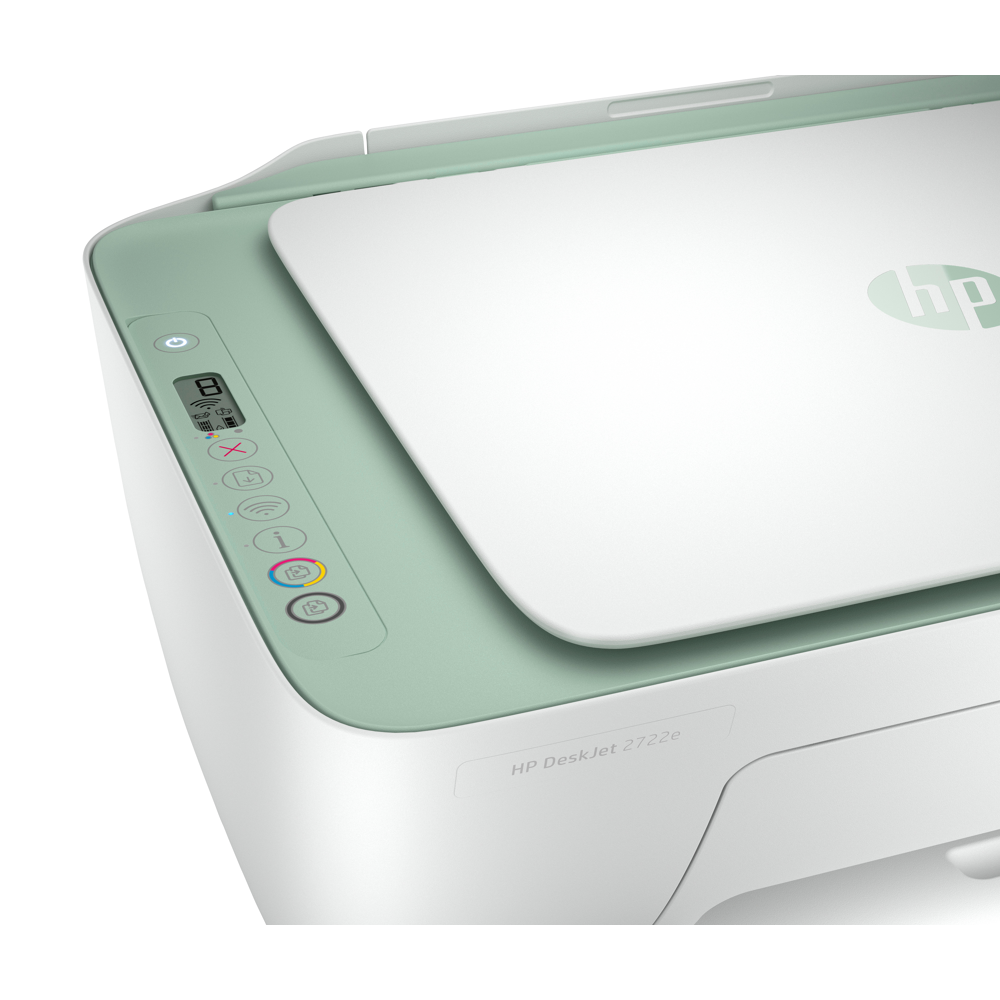 HP DeskJet 2722e Imprimante tout-en-un Jet d'encre couleur - 6 mois d' Instant ink inclus avec HP+