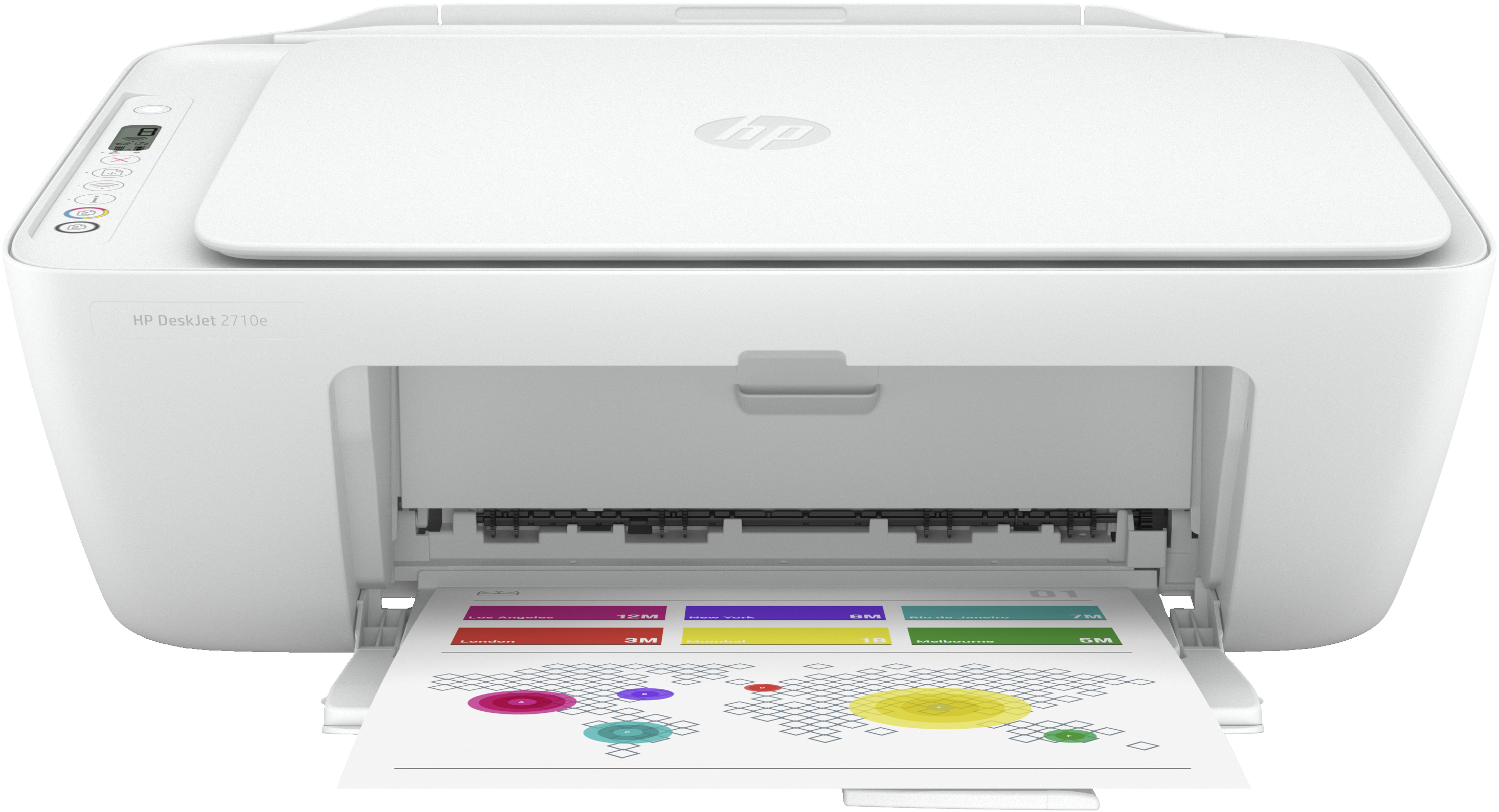 Imprimante multifonction 4 en 1 HP DJ2710e - 6 mois d'Instant ink inclus avec HP+