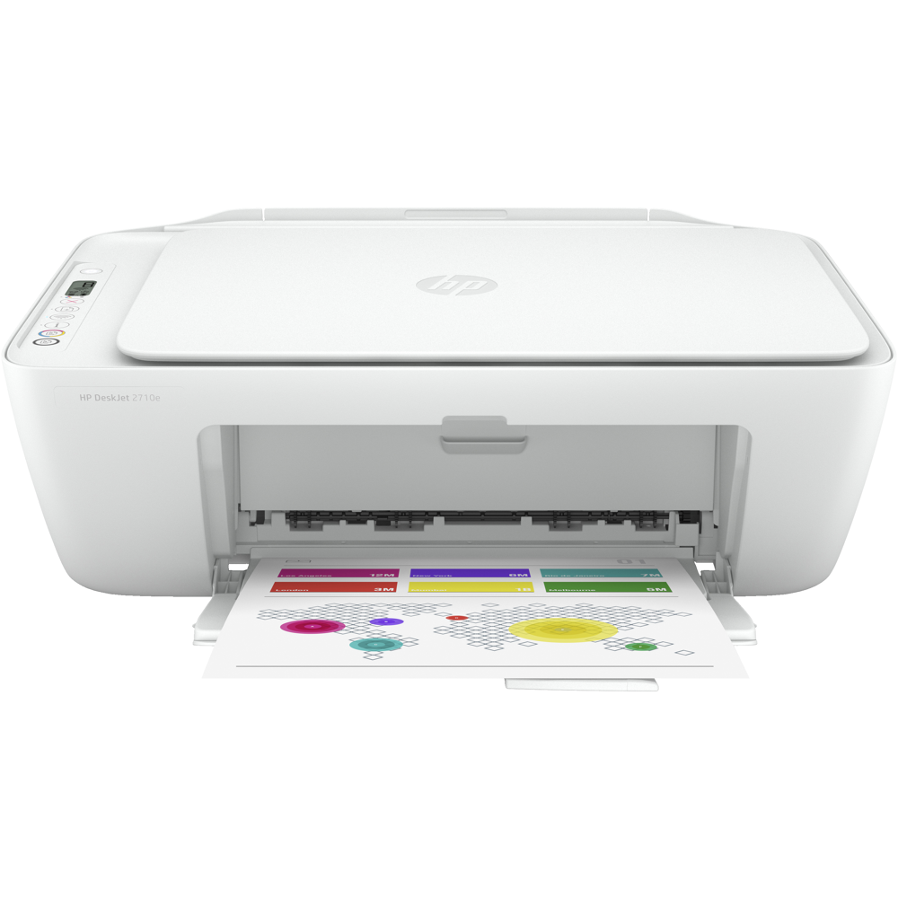 Imprimante multifonction 4 en 1 HP DJ2710e - 6 mois d'Instant ink inclus avec HP+