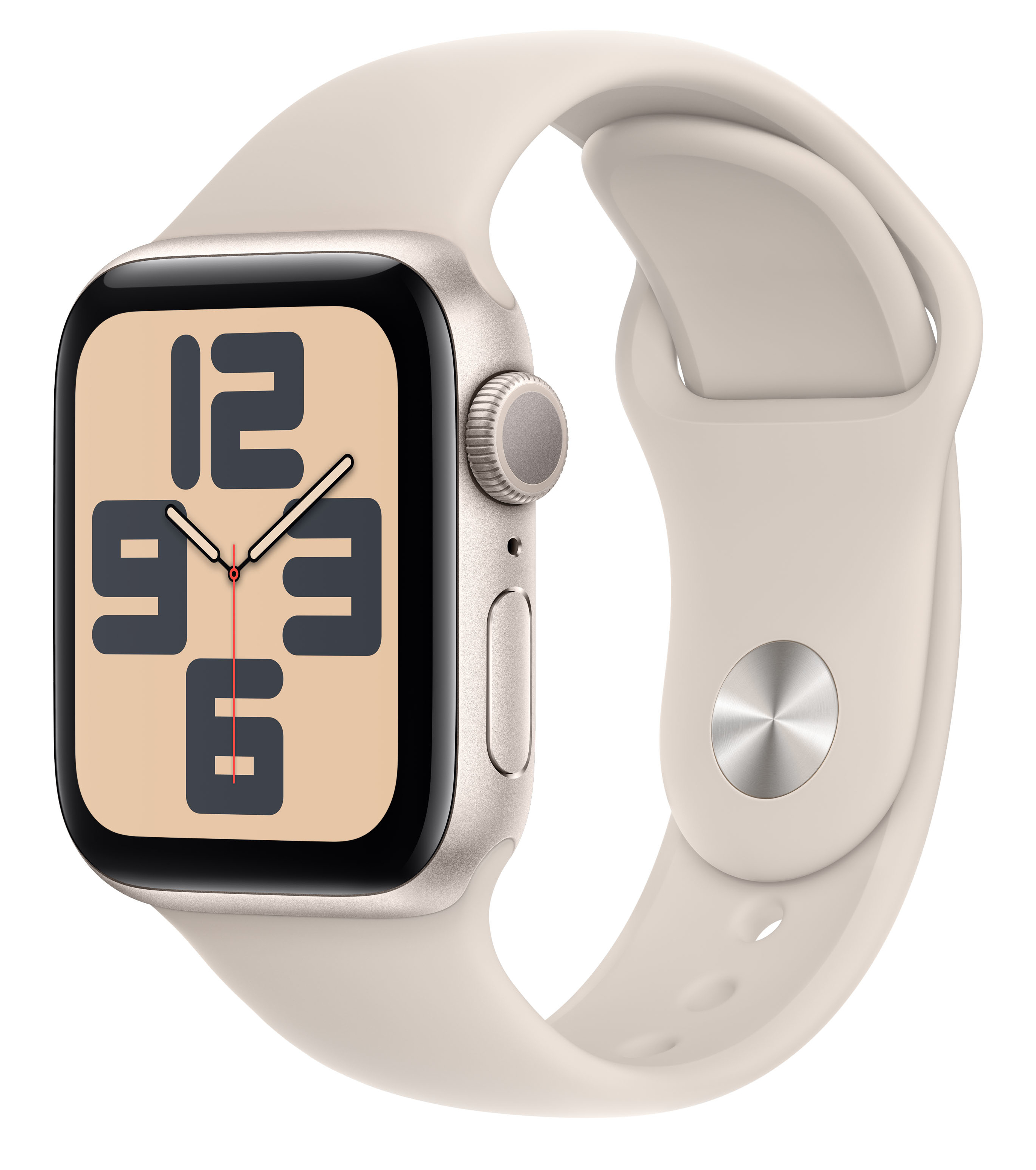Apple Watch SE OLED 40 mm Numérique 324 x 394 pixels Écran tactile Beige Wifi GPS (satellite)
