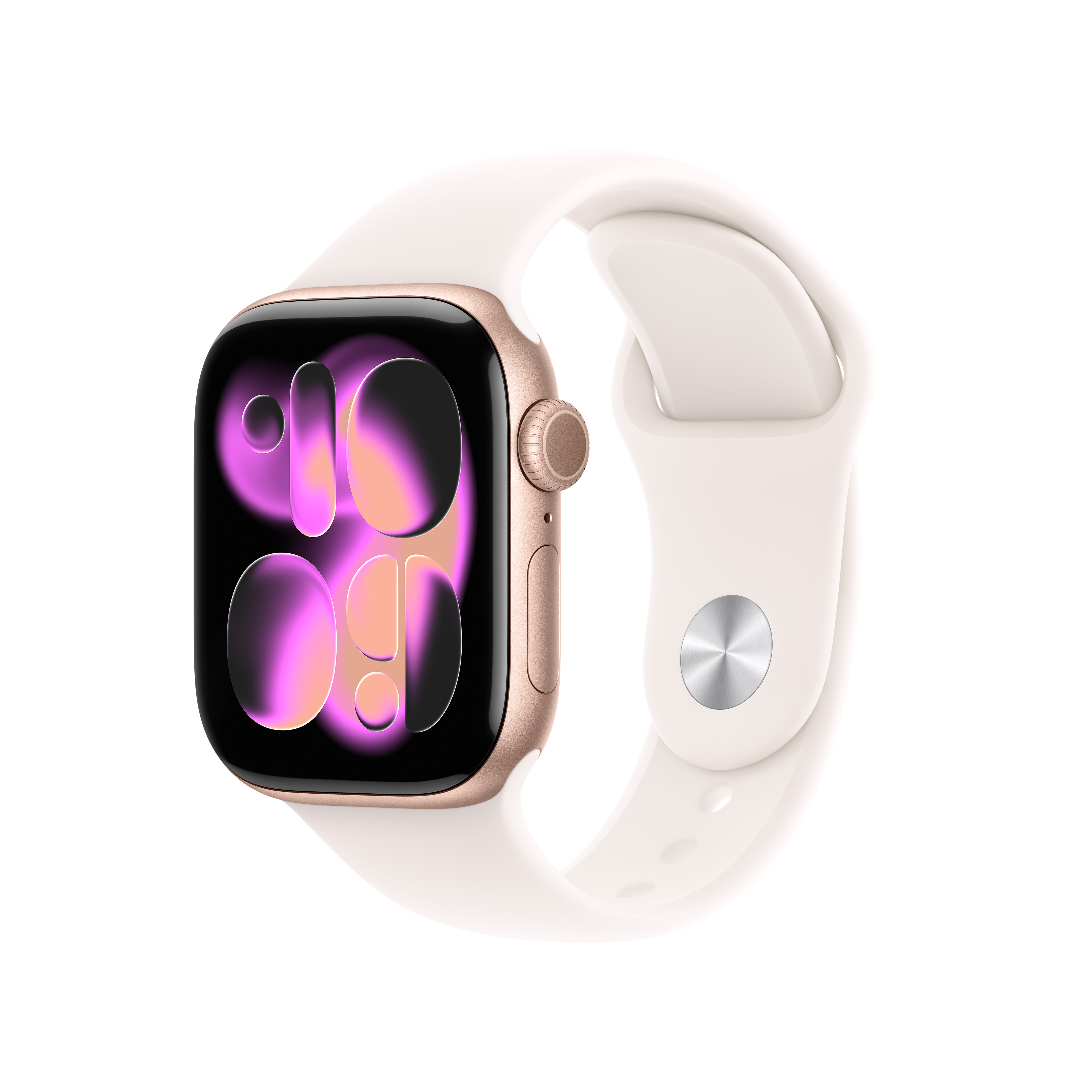 Imagem do produto Apple Watch Series 11 OLED 42 mm Numérique 374 x 446 pixels Écran tactile Or rose Wifi GPS (satellite)