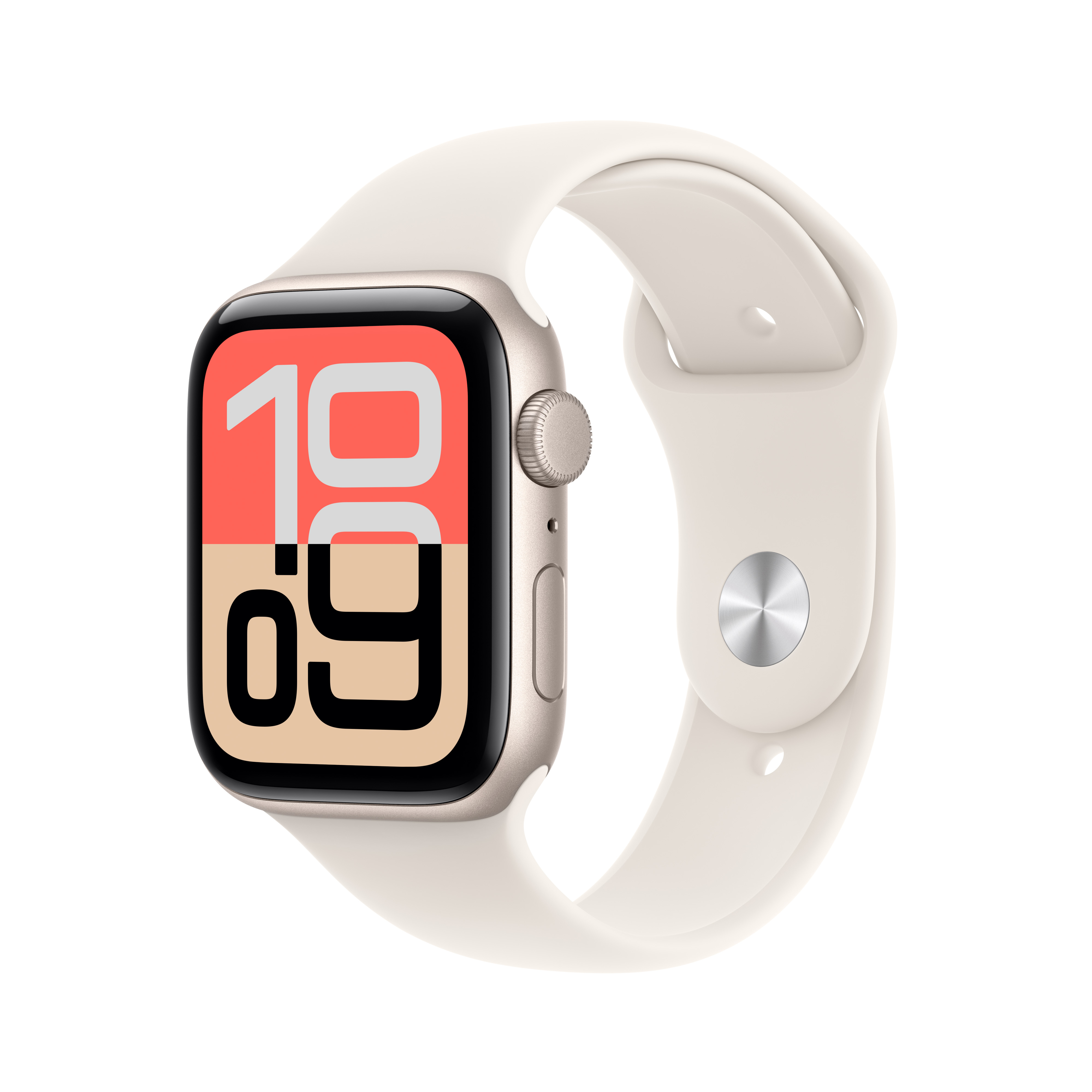 Apple Watch SE (3nd generation) OLED 44 mm Numérique 368 x 448 pixels Écran tactile Beige Wifi GPS (satellite)