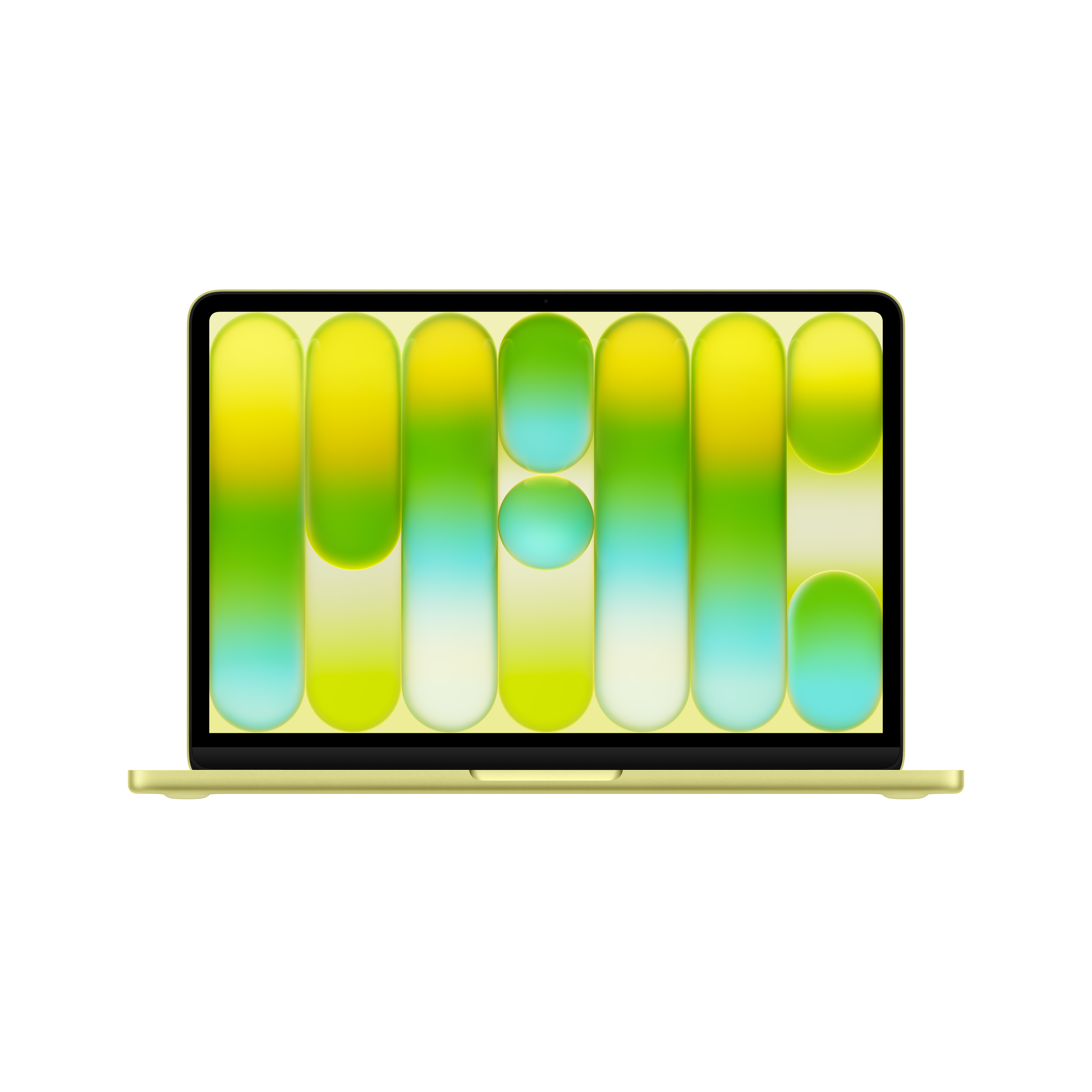 Apple Neo 13" 256 Go SSD 8 Go RAM Puce A18 Pro CPU 6 cours GPU 5 cours Jaune Agrume - vue 6