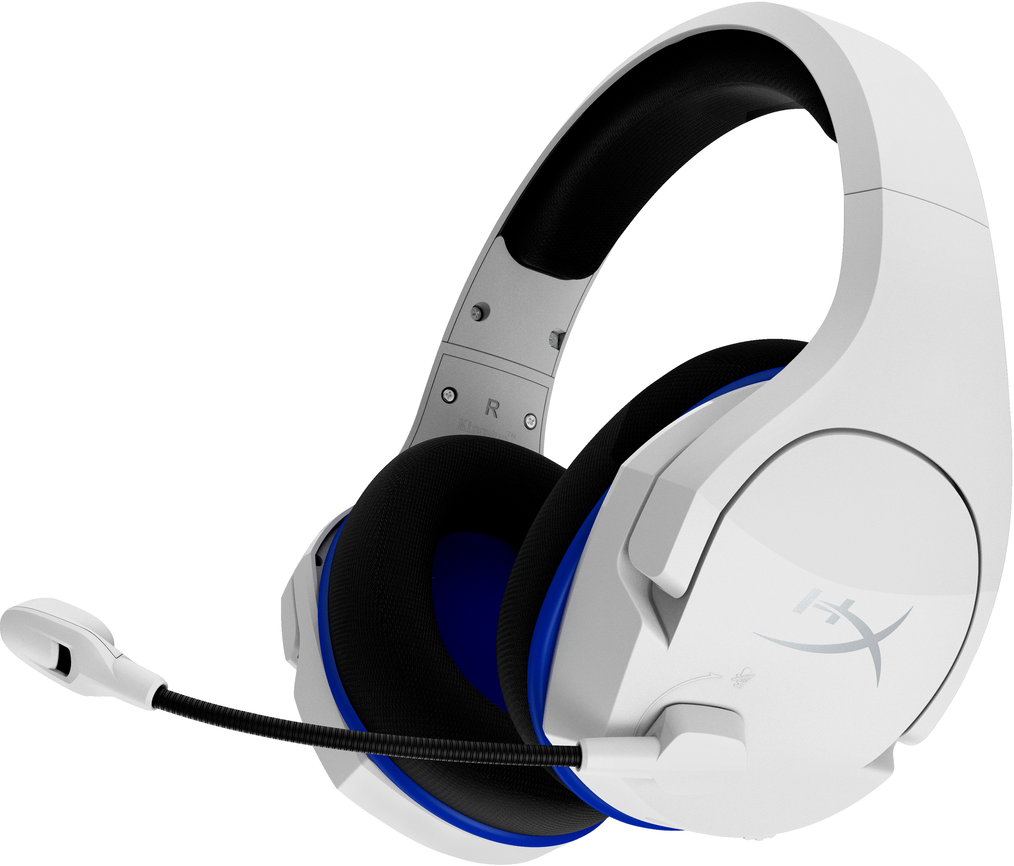 Core HyperX Cloud Plus - Casque pour jeux sans fil (bleu blanc) - PS5 -PS4