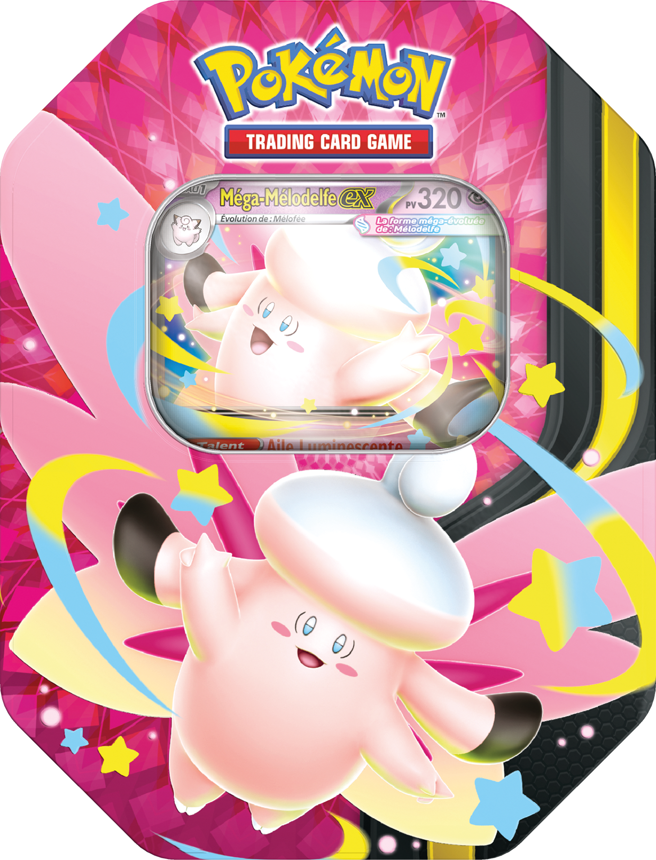Pokémon : Méga de Lune – Méga Mélodelfe ex 4 boosters et 1 Carte Promo Brillante - vue 2