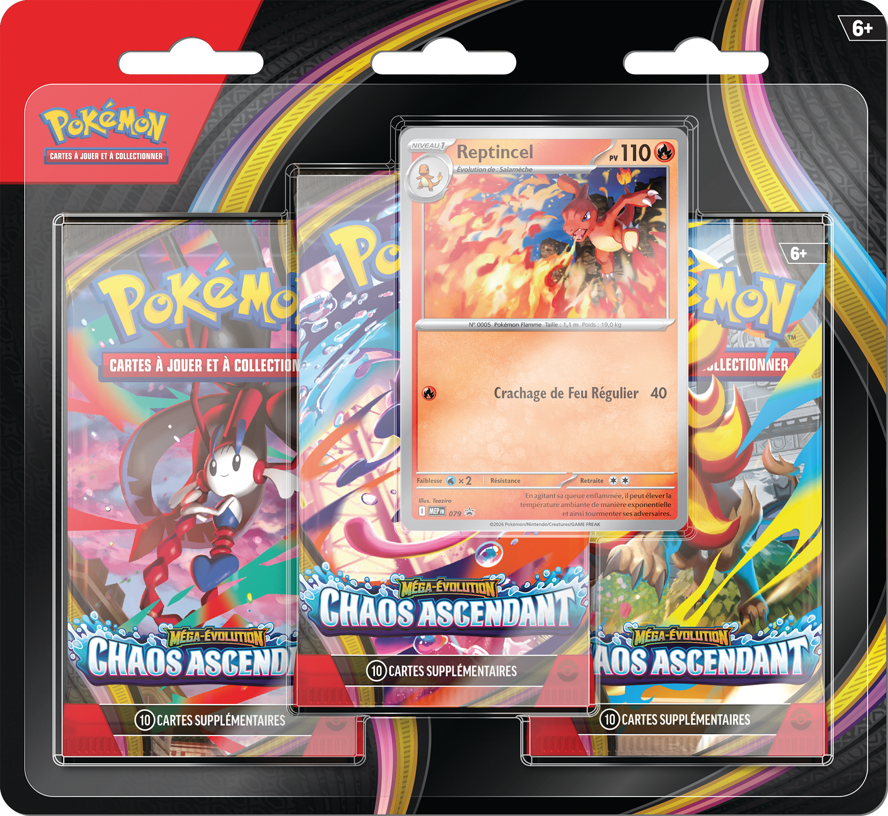 Pokémon ME04 : pack 3 boosters