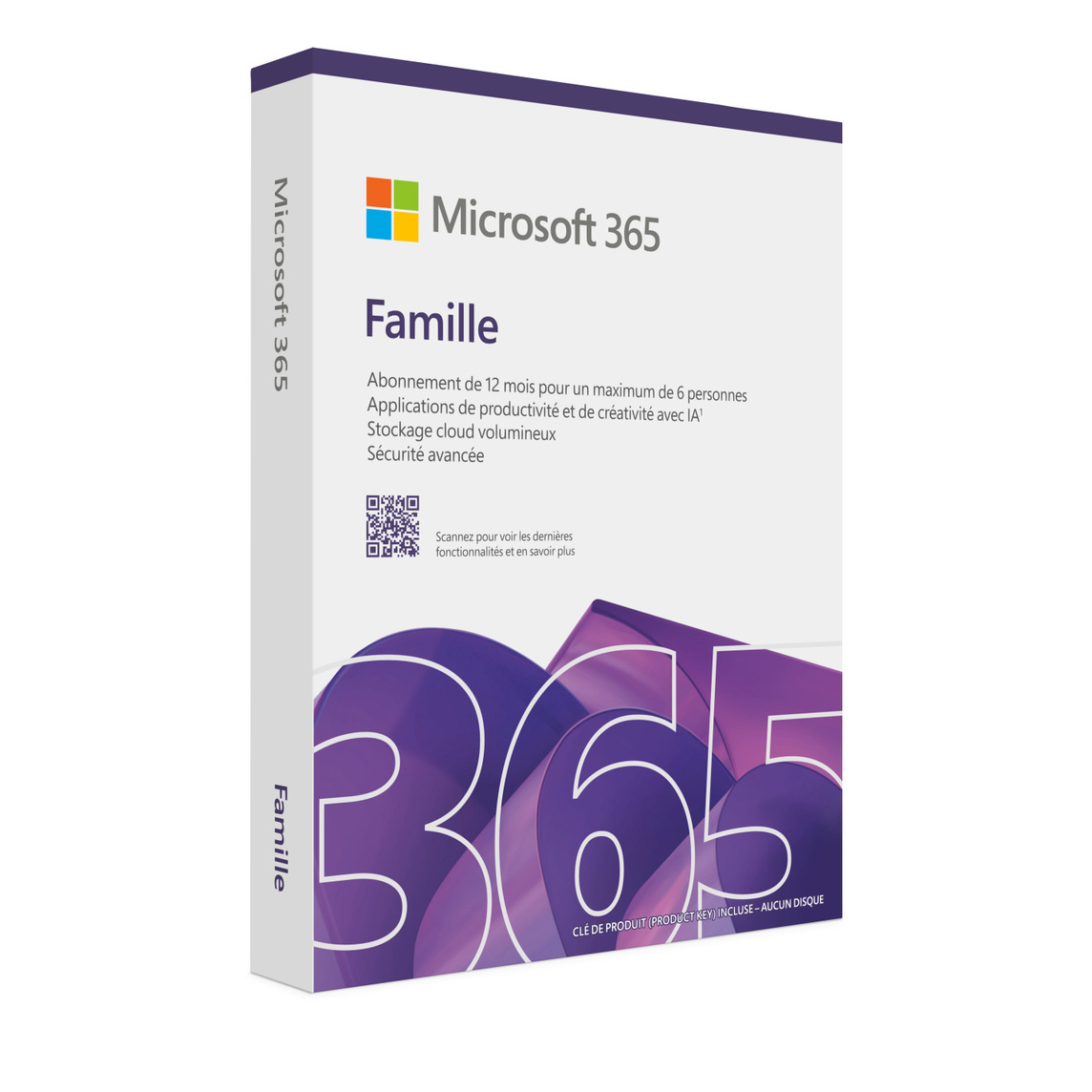 Logiciel de bureautique 365 Famille 2025
