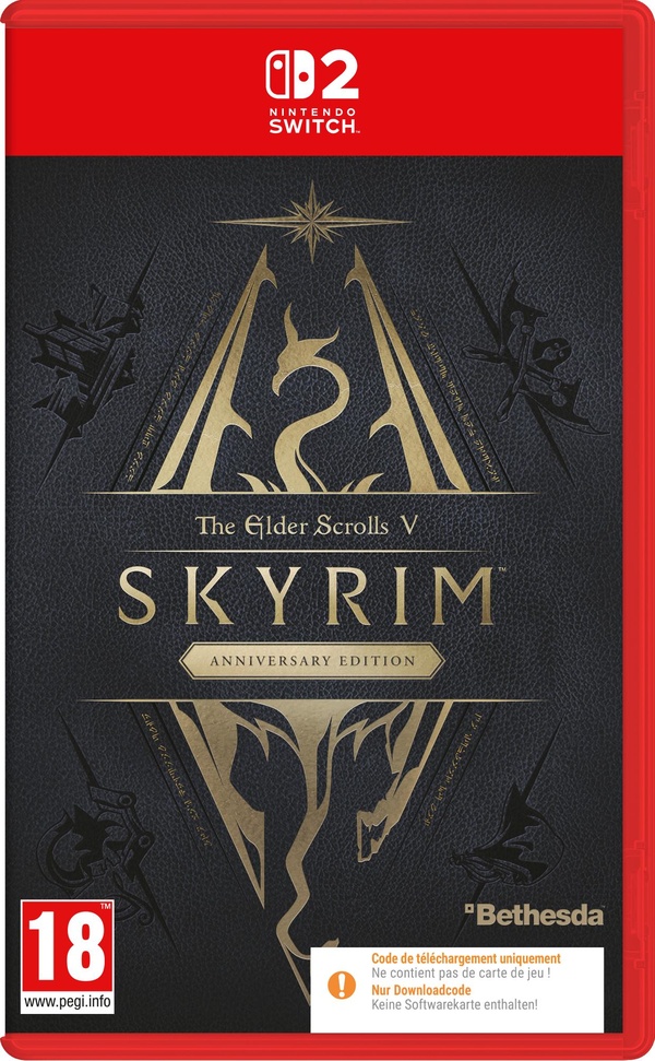 The Elder Scrolls V: Skyrim (Code in a Box) - Anniversary Edition (NINTENDO SWITCH 2)