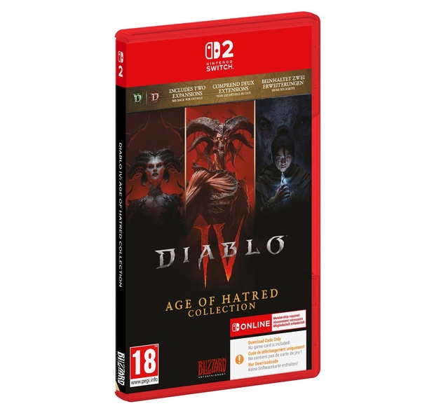 Diablo IV: Age of Hatred Collection (Code in a Box) (NINTENDO SWITCH 2)