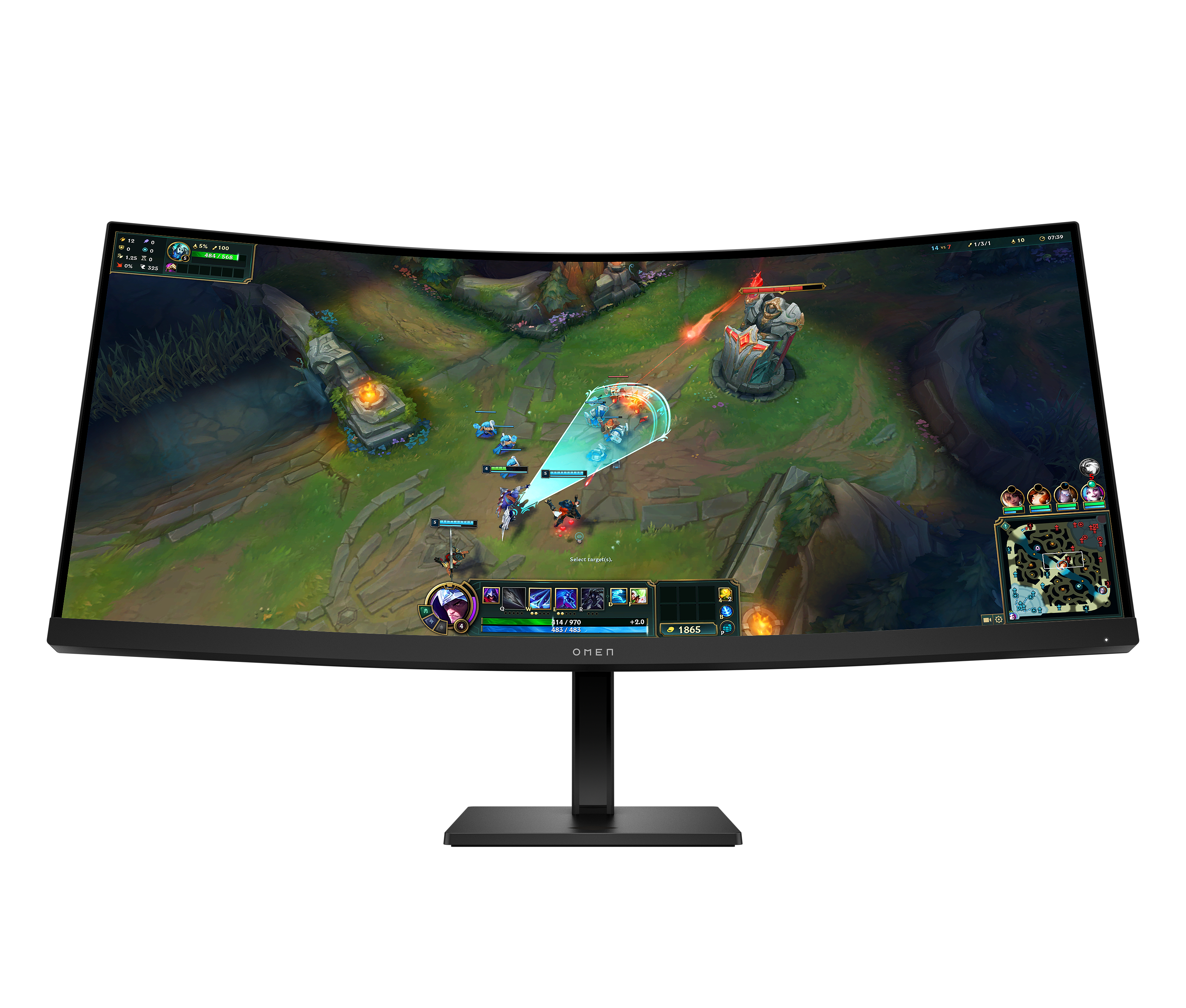 HP OMEN STORE 3PL écran plat de PC 86 4 cm 34 3440 x 1440 pixels Wide Quad HD LCD