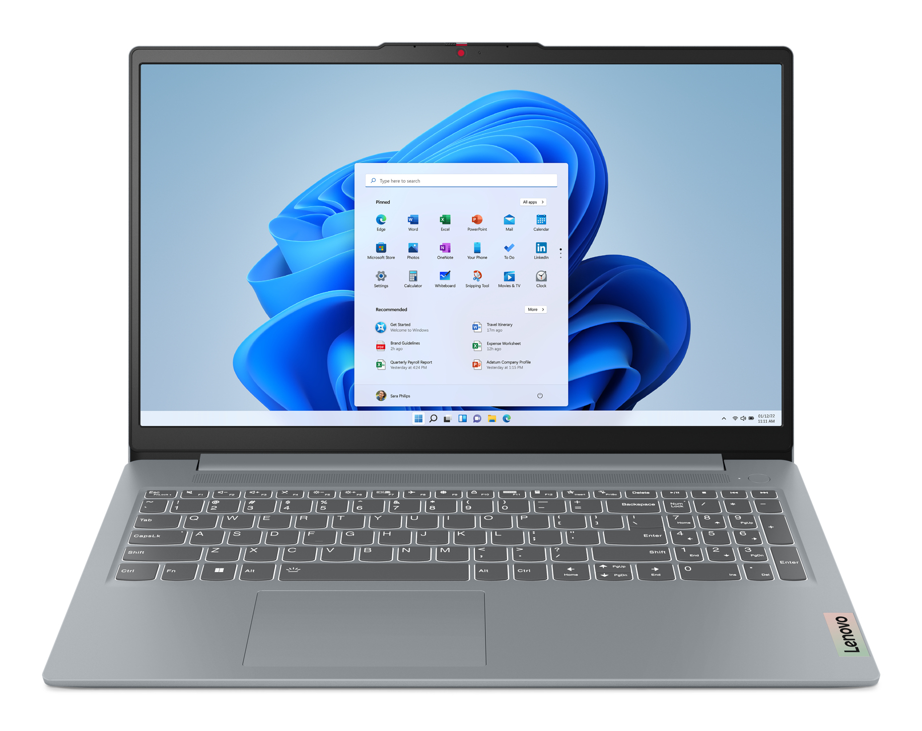 PC Portable Lenovo 82XM017BFR / 15,6" Full HD / AMD Ryzen 5-5625U / 8 Go / 512 Go SSD