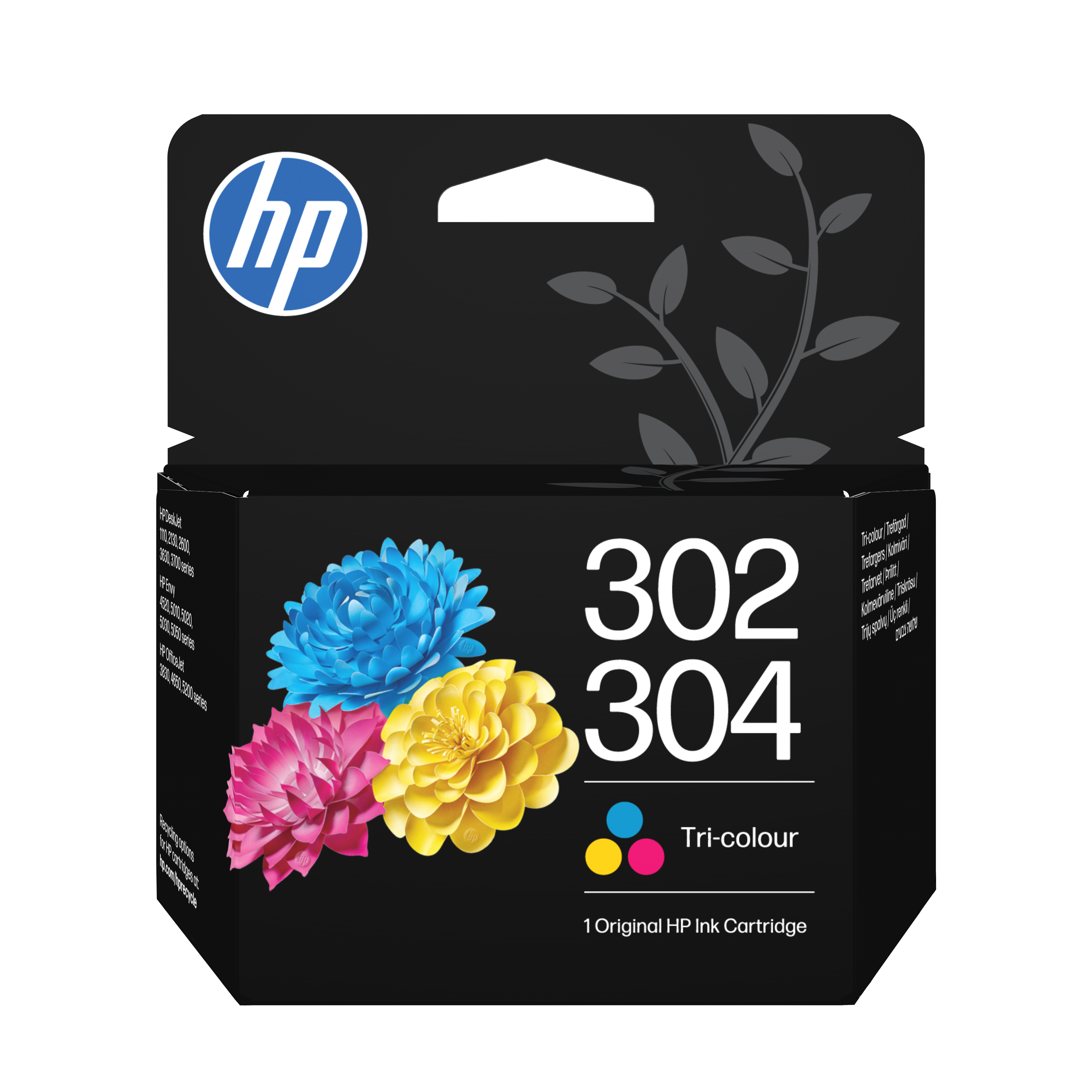 HP 302304 2 ml couleur cyan jaune original cartouche d'encre - vue 9