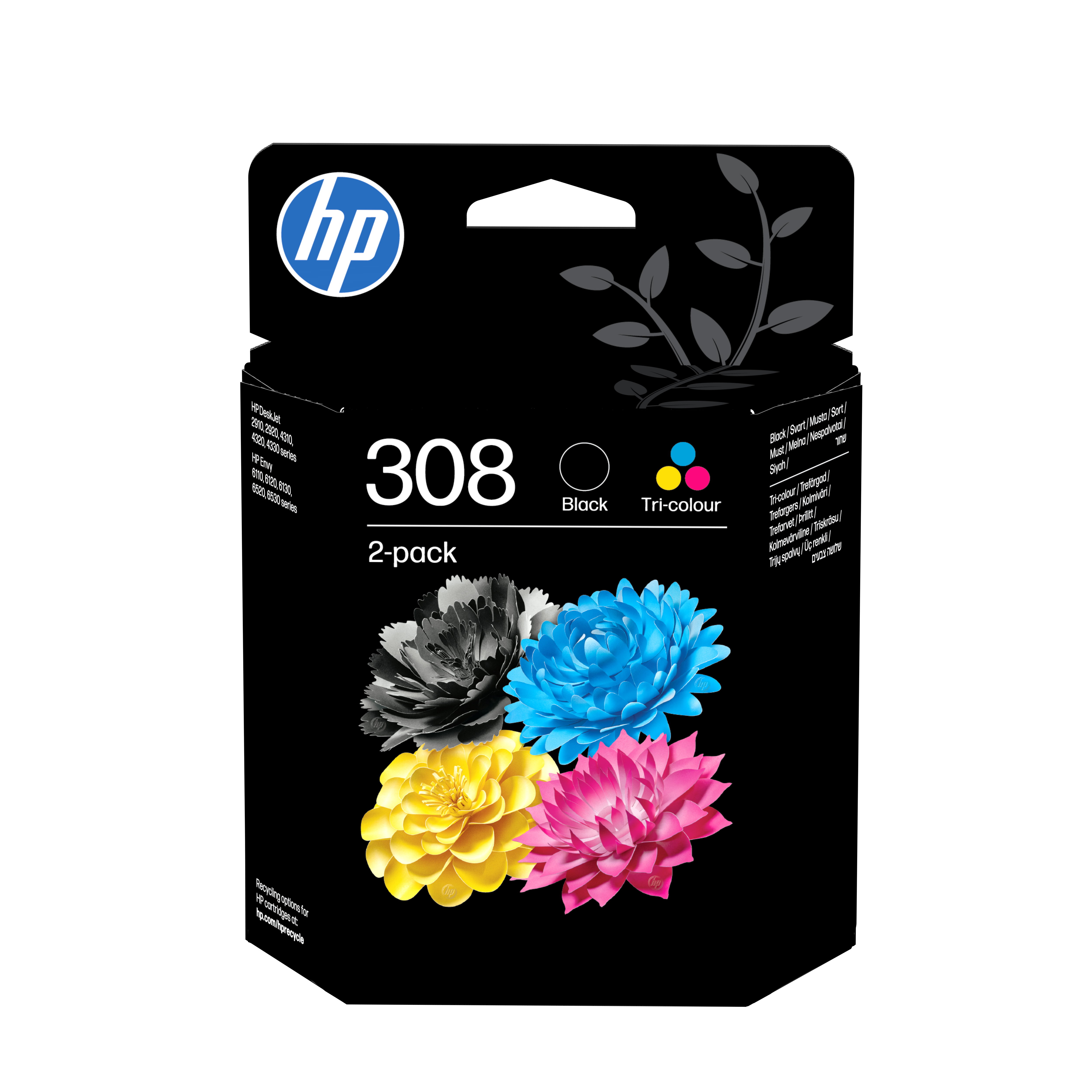 ENCRE HP308 NOIR+COULEUR